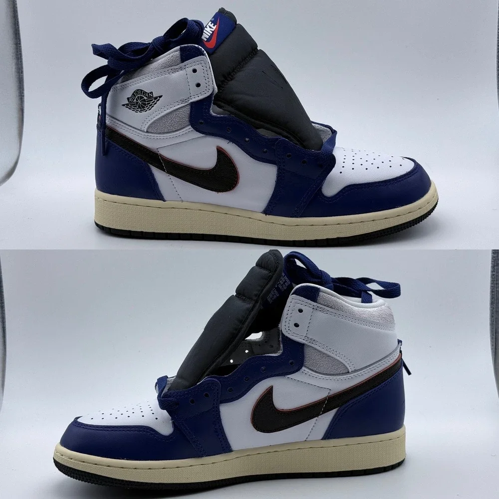 Nike Air Jordan 1 Retro High OG GS Rare Air FD1437-100 Youth 6Y 2 laces sticker